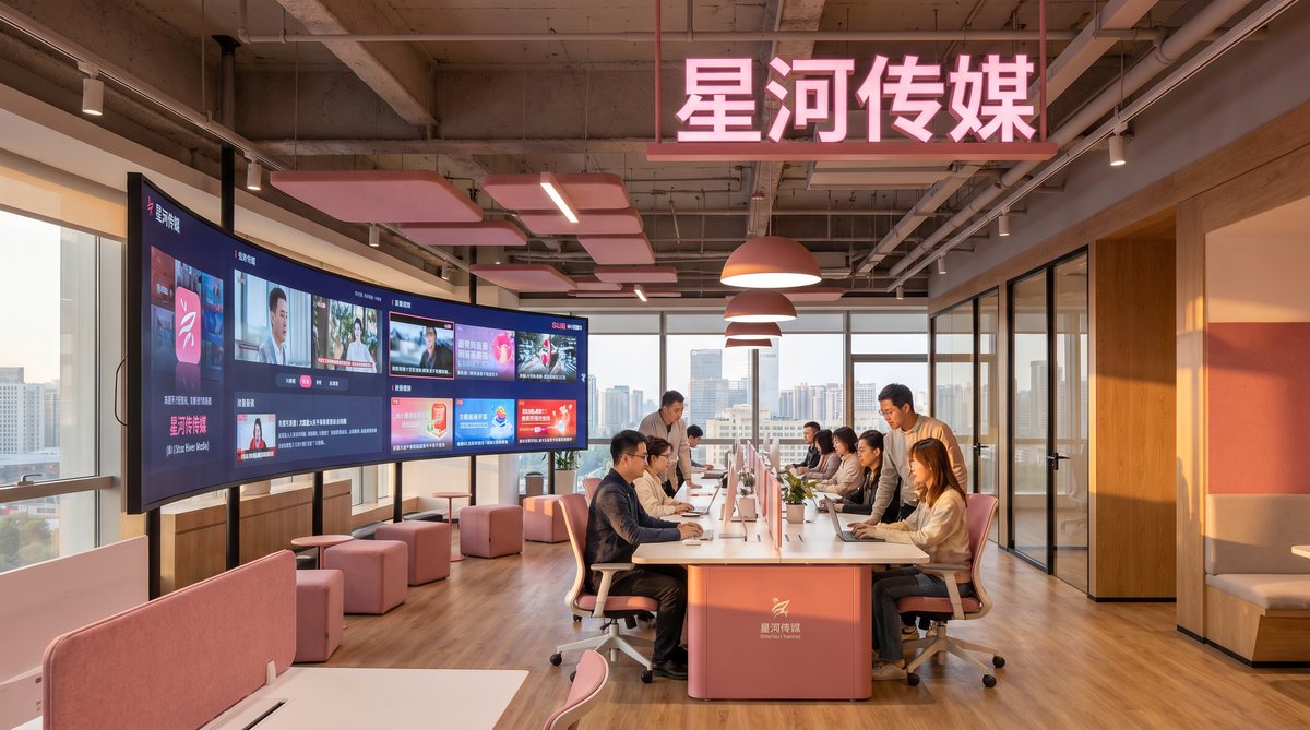 溏心传媒公司办公室